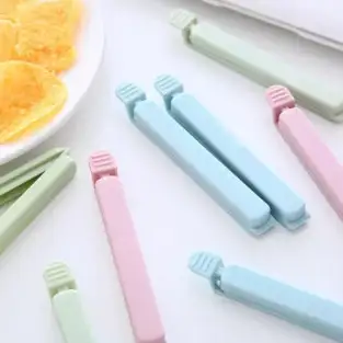 Set 5 Clipsuri pentru Inchiderea pungilor red-mag.ro