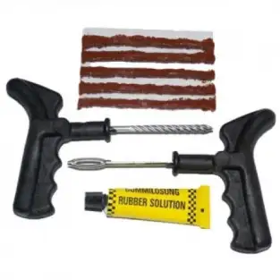 Kit vulcanizare auto la rece, depanare cu snur, adeziv cauciuc