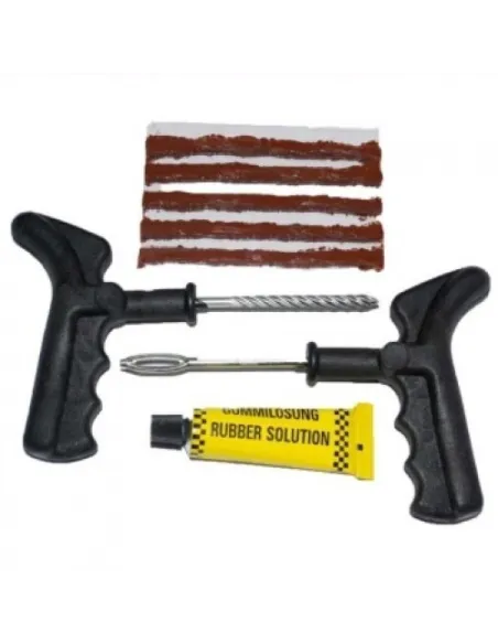 Kit vulcanizare auto la rece, depanare cu snur, adeziv cauciuc