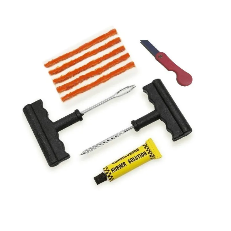 Kit vulcanizare auto la rece, depanare cu snur, adeziv cauciuc