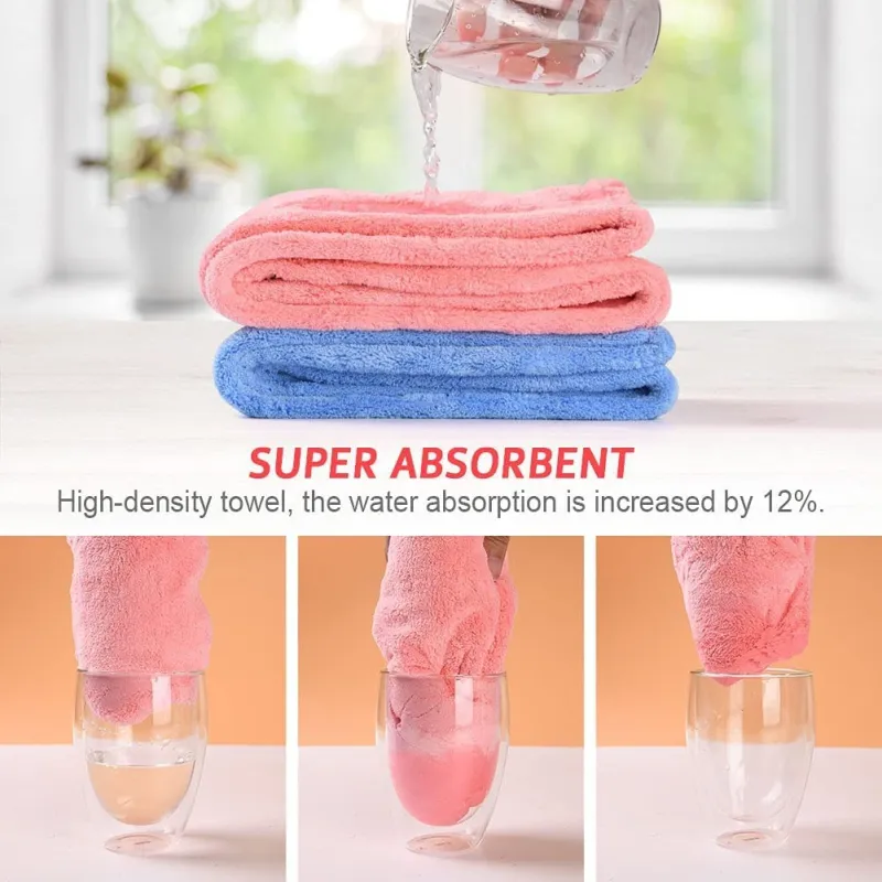 Prosop-turban pentru uscarea părului red-mag.ro