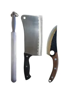 Set Profesional pentru macelarie format din Satar 800g, pila