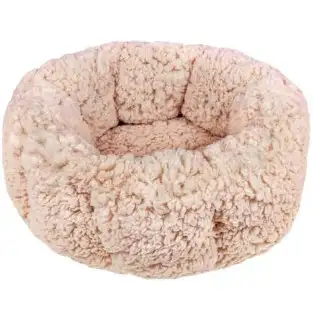 Pat rotund pentru caini, pufos, 45x25 cm red-mag.ro