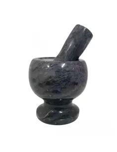 Mojar cu pistil marmura, diametru exterior 10 cm X10.5 cm