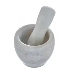 Mojar cu pistil din marmura red-mag.ro