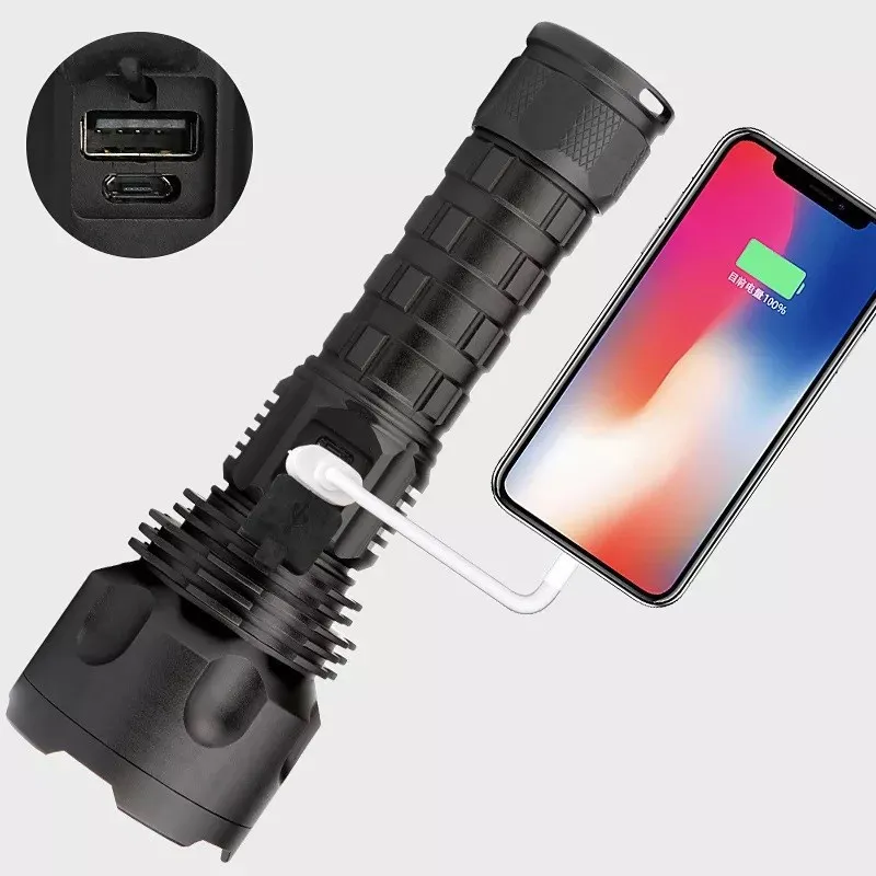 Lanterna ULTRA LED BL 1907 10W Incarcare USB Acumulator 18650