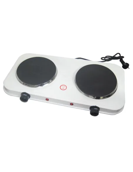 Plita electrica dubla Ertone MN-200, 2000W red-mag.ro