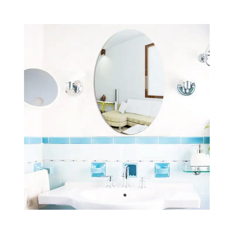 Autocolant de perete, oglinda ovala autoadeziva 30x40CM