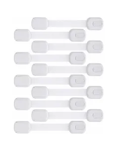 Set 10 Sisteme de siguranta multifunctionale reglabile 19 cm