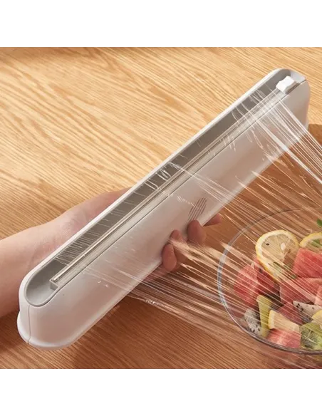 Dispenser folie alimentara stretch, cu lama de taiere, 38 cm