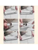 Dispenser folie alimentara stretch, cu lama de taiere, 38 cm