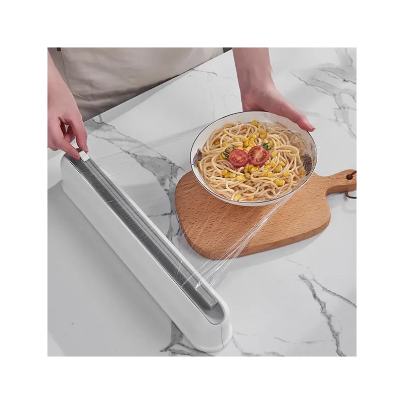 Dispenser folie alimentara stretch, cu lama de taiere, 38 cm