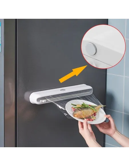 Dispenser folie alimentara stretch, cu lama de taiere, 38 cm