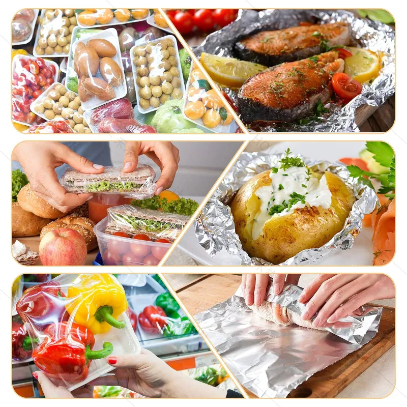 Dispenser folie alimentara stretch, cu lama de taiere, 38 cm