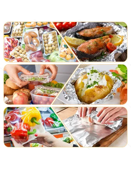 Dispenser folie alimentara stretch, cu lama de taiere, 38 cm