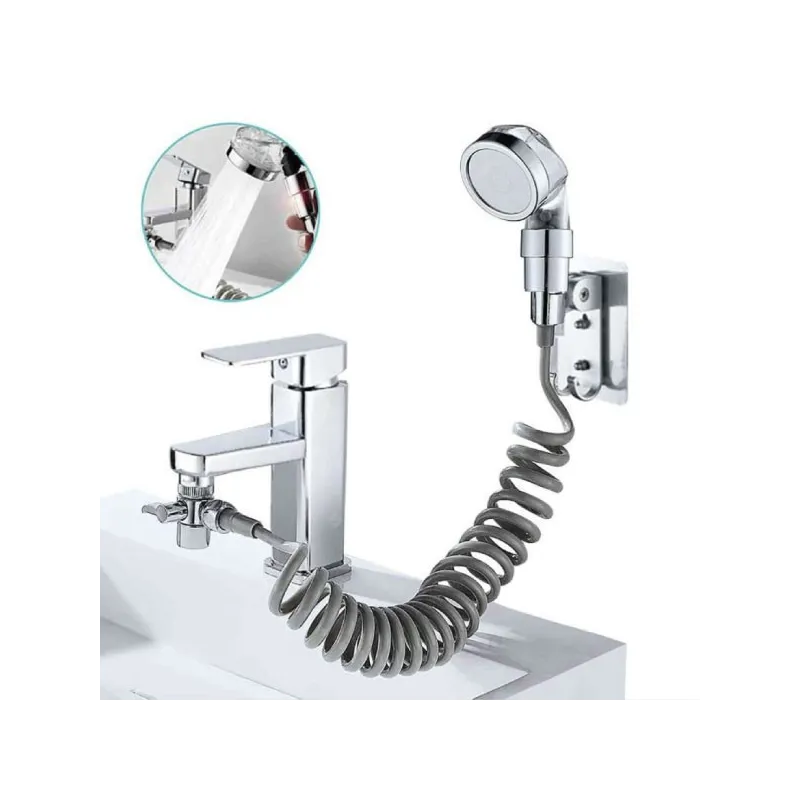 Dozator de sapun spuma 250 ml + Extensie dus pentru robinet