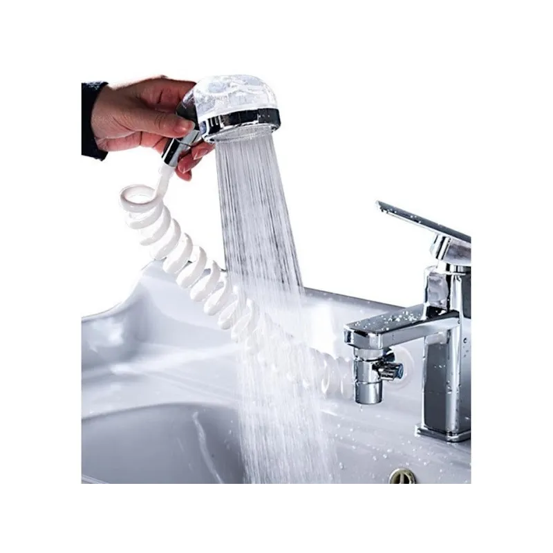 Dozator de sapun spuma 250 ml + Extensie dus pentru robinet