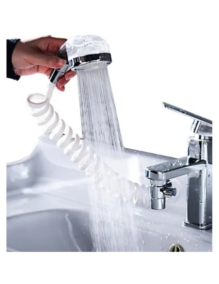 Dozator de sapun spuma 250 ml + Extensie dus pentru robinet