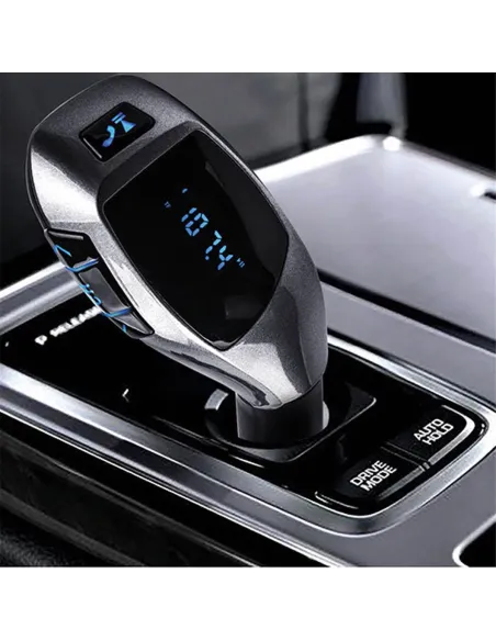 Car Kit Auto Bluetooth cu functie de modulator FM, model X6 +