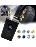 Compresor auto digital fara fir, cu acumulator reîncărcabil