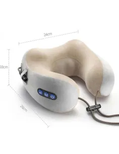 Perna de masaj electrica in forma de U, suport cervical