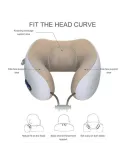 Perna de masaj electrica in forma de U, suport cervical