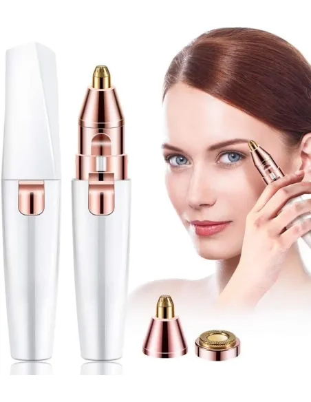 Epilator facial reincarcabil cu 2 capete red-mag.ro