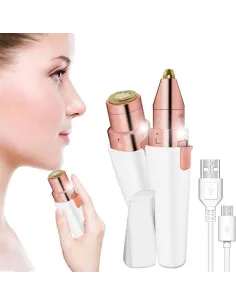 Epilator facial reincarcabil cu 2 capete red-mag.ro 2
