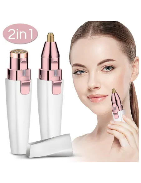 Epilator facial reincarcabil cu 2 capete red-mag.ro