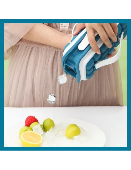 Cutie speciala pentru cuburile de gheata, interior din silicon