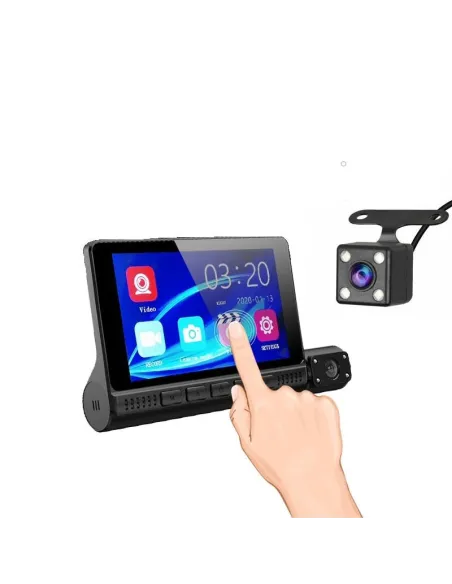 Camere auto DVR, 3 camere, video Full HD 1080 x 1920, Ecran