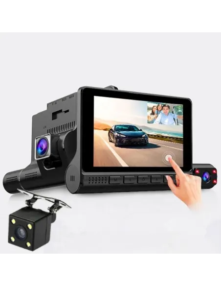 Camere auto DVR, 3 camere, video Full HD 1080 x 1920, Ecran