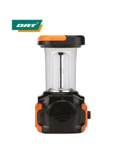 Kit lampa solara pentru camping, cu radio, bluetooth si 3 2