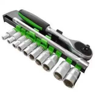 Set 12 Piese, Cheie cu Clichet 1/2", Capete Chei Tubulare