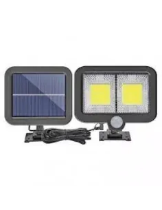 Proiector 10W 108LED cu senzor de miscare si panou solar