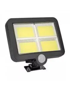 Proiector 10W 128LED cu senzor de miscare si panou solar