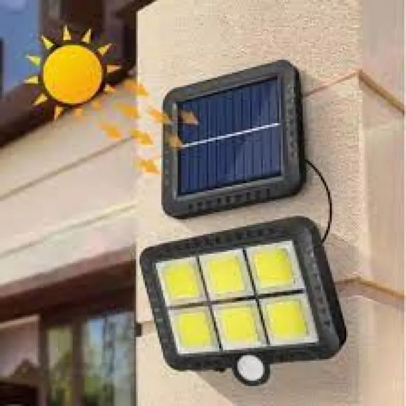 Proiector solar 10W 6 casete COB LF-1520 red-mag.ro
