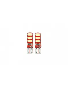 Set 2 x Becuri auto LED cu stroboscop, CBT-507 red-mag.ro