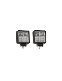 Set 2 x Proiectoare auto cu stroboscop, 174W, 50mm, 58 LED-uri