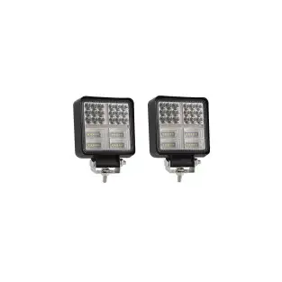 Set 2 x Proiectoare auto cu stroboscop, 174W, 50mm, 58 LED-uri