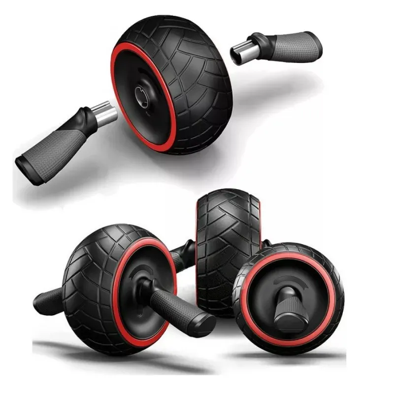 Roata Fitness pentru abdomene cu sistem de retractare red-mag.ro