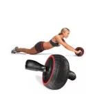 Roata Fitness pentru abdomene cu sistem de retractare red-mag.ro