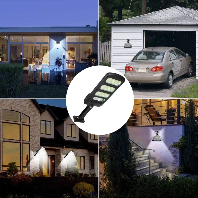 Mini proiector W755-4 SMD LED 3 linii cu panou solar senzor de