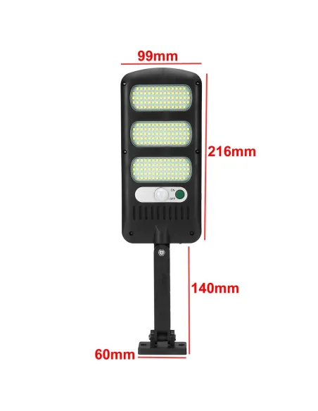Mini proiector W755-4 SMD LED 3 linii cu panou solar senzor de