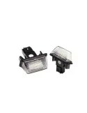 Set Lampi iluminare numar Citroen, Peugeot red-mag.ro
