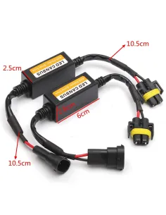 Set 2 x anulatori eroare Canbus H8/H9/H11 red-mag.ro 2