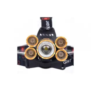 Lanterna frontala cu 5 leduri red-mag.ro