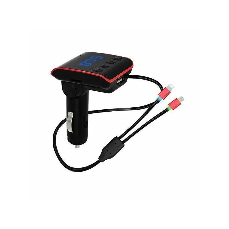 Modulator FM, Bluetooth, Car Kit OEM USB Q10 + 2 cabluri
