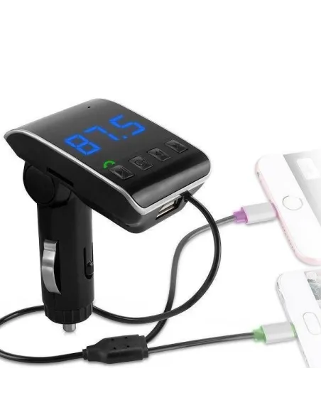 Modulator FM, Bluetooth, Car Kit OEM USB Q10 + 2 cabluri