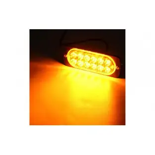 Set 2 Stroboscoape, 10-30V 12 Led-uri cu lumina portocalie 2